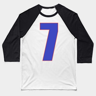 Brave in Blue: 7's Defining edge Baseball T-Shirt